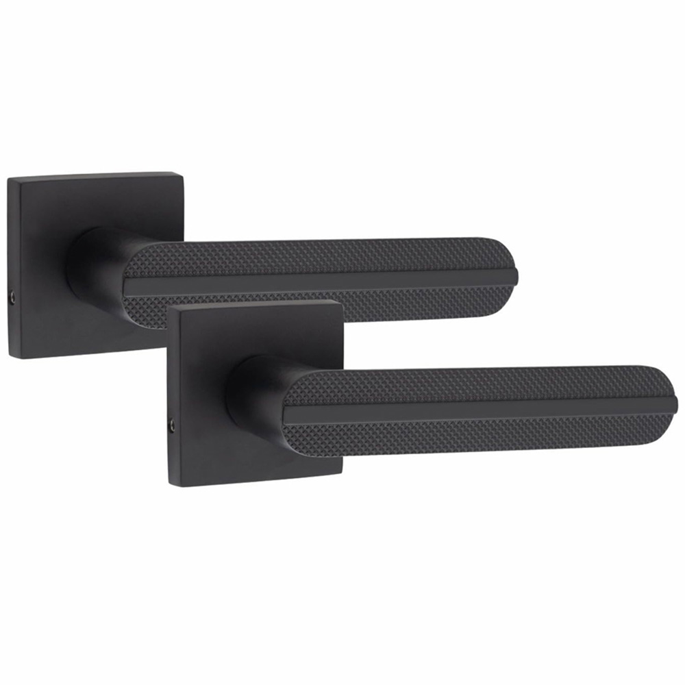 Golden Grace Matt Black Modern Lima Handle Set 5 Pack Image 3