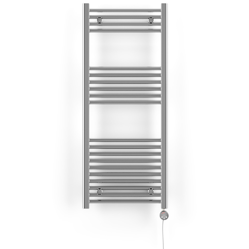 Terma Leo E 1023BTU Chrome Electric Variable Temperature Towel Rail 1200 x 500mm Image 3