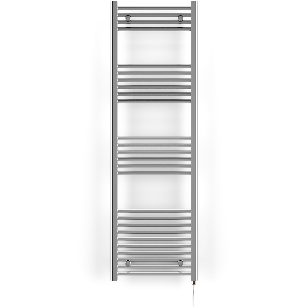 Terma Leo E 1705BTU Chrome Electric Fixed Temperature Towel Rail 1600 x 500mm Image 3