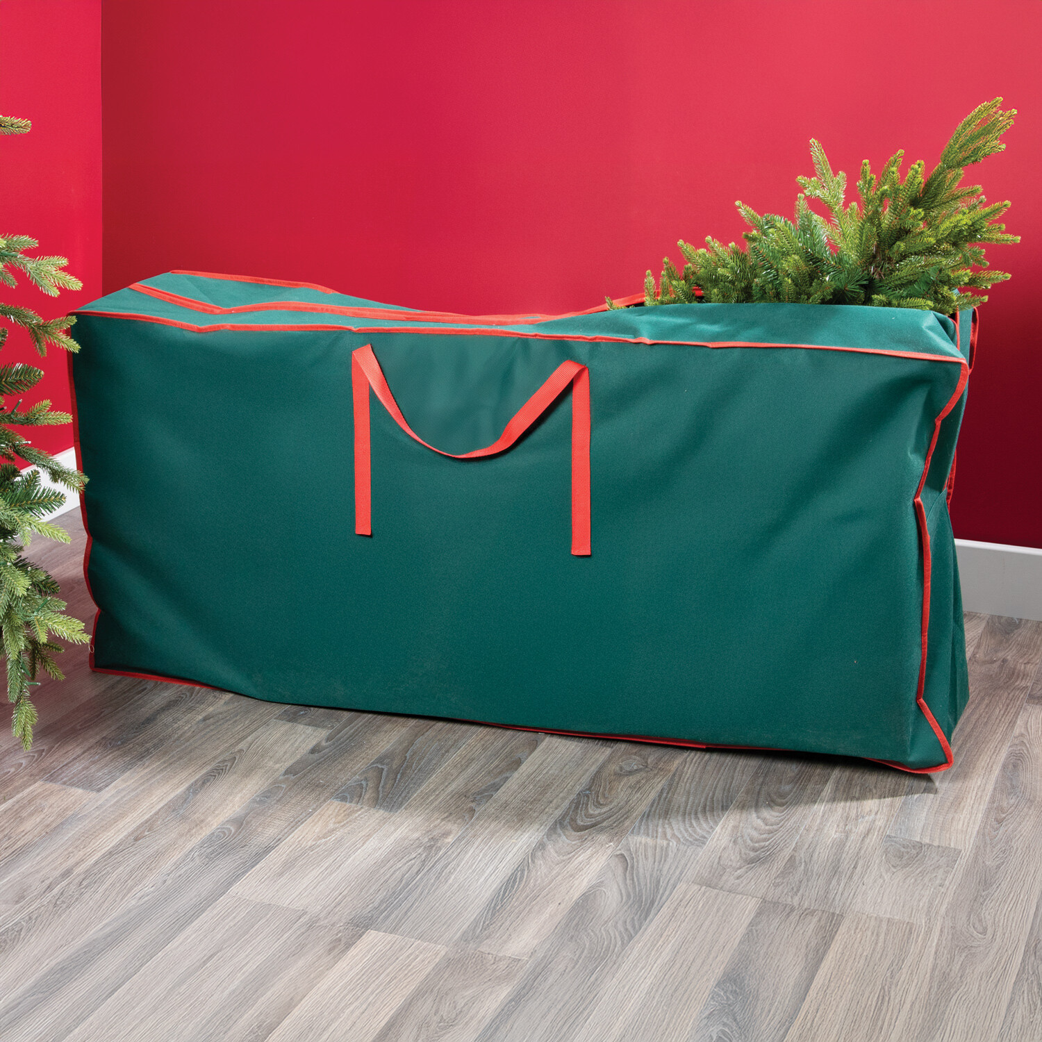 Green Christmas Tree Bag Green Image 2