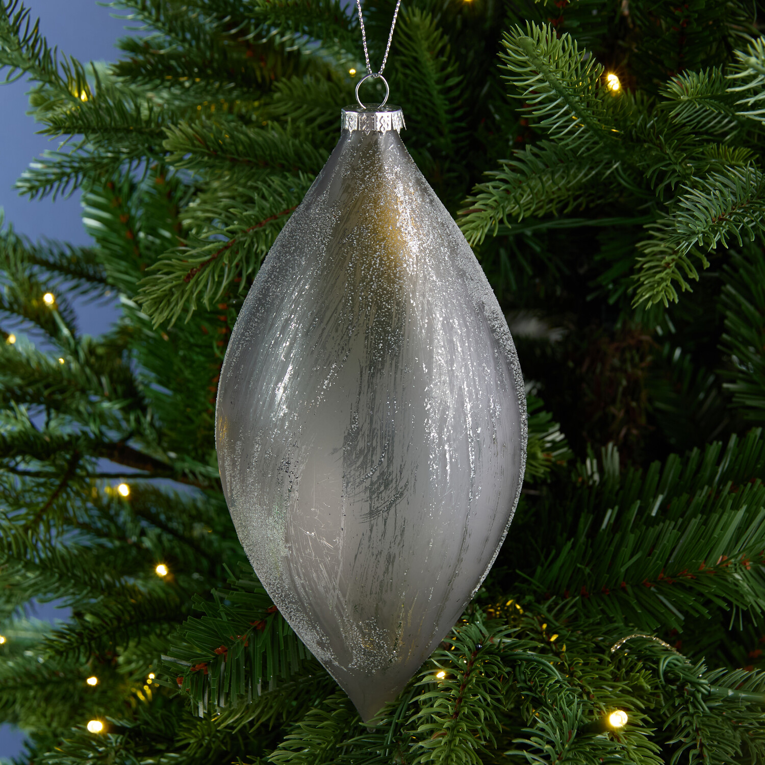 Large Icy Droplet Blue Image 5