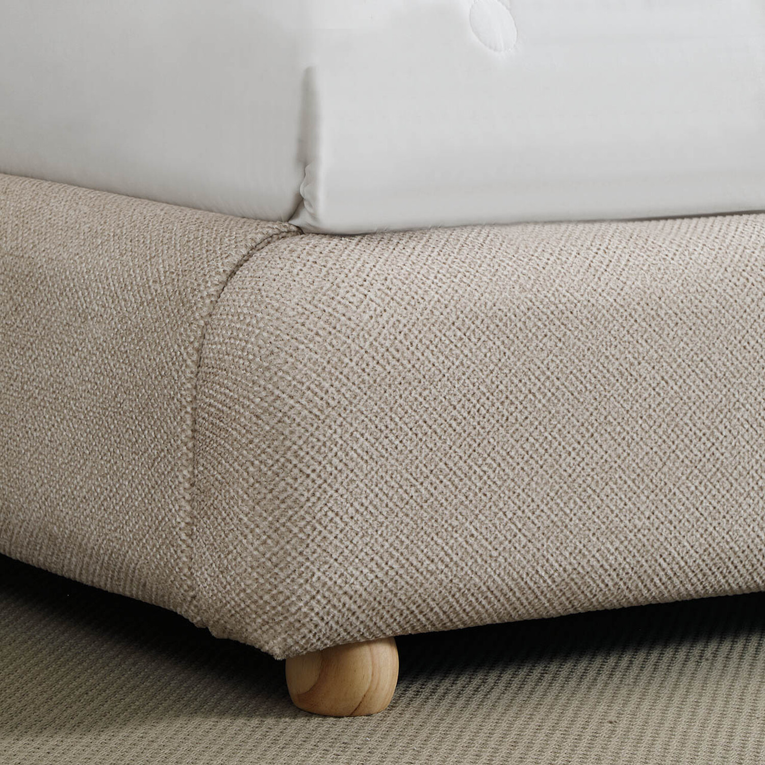 Sienna Ottoman Bed Taupe King Image 4