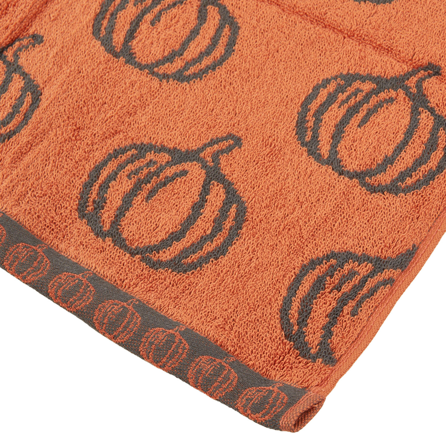 Pumpkin Hand Towel - Orange Image 4
