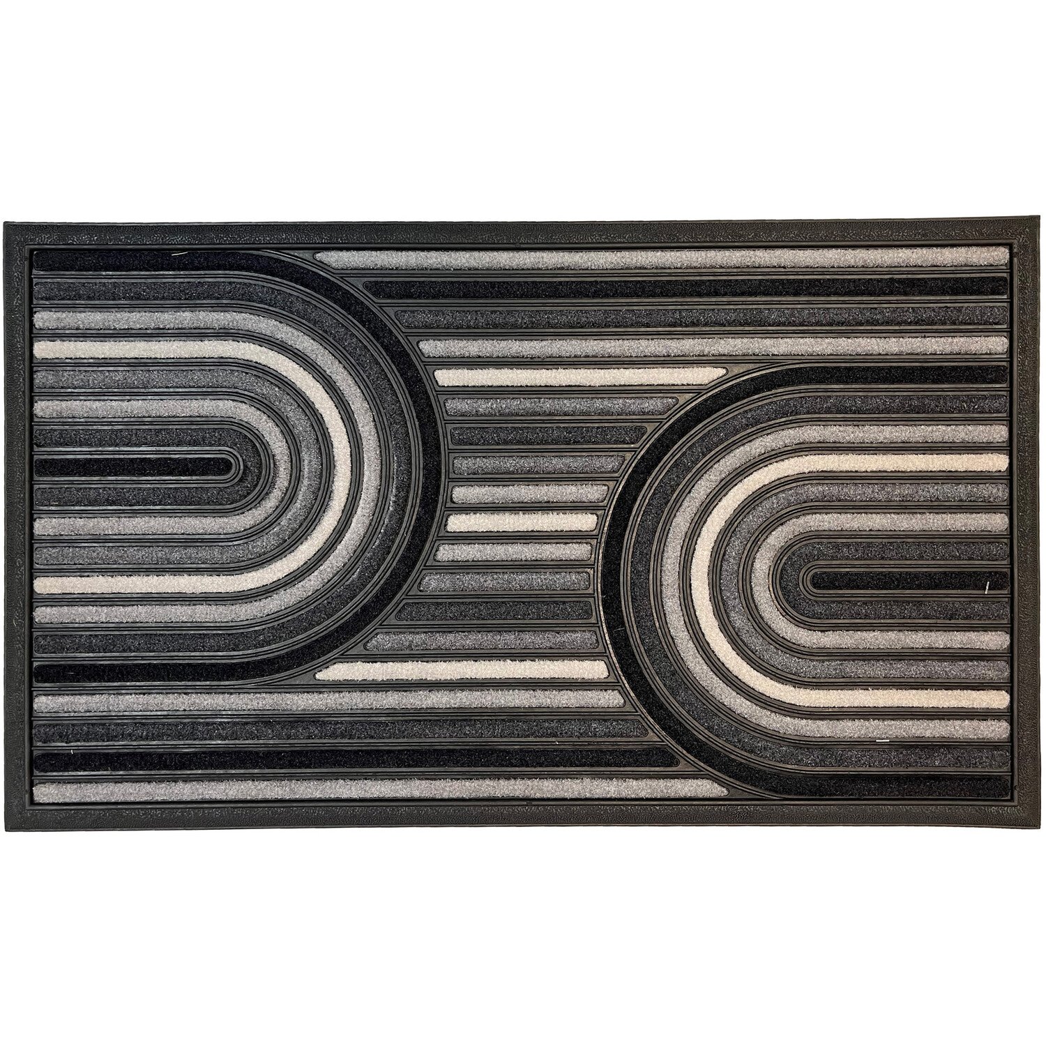 Scrape N Sorb Geometric Doormat Multicolour Image 12