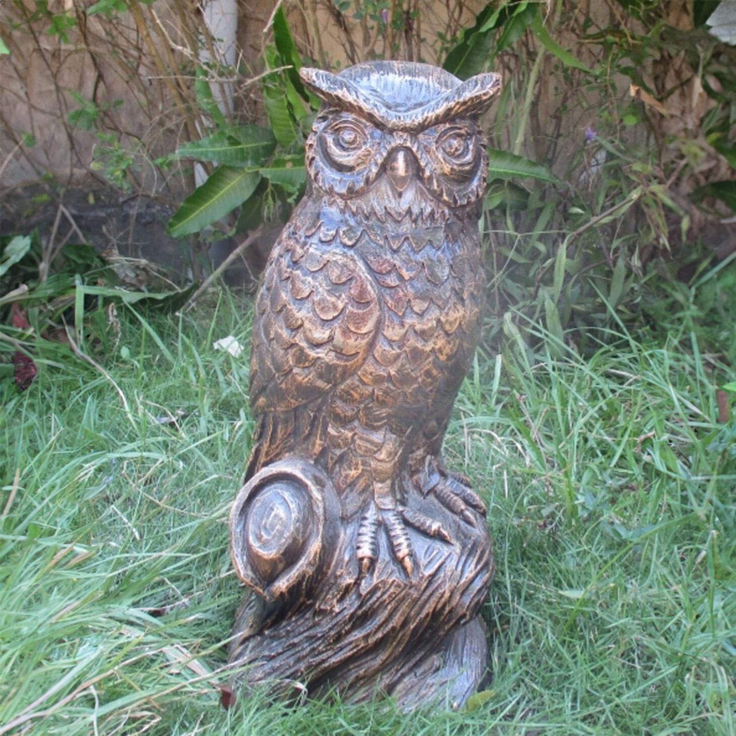Enigma Bronze Owl Statue Image 2
