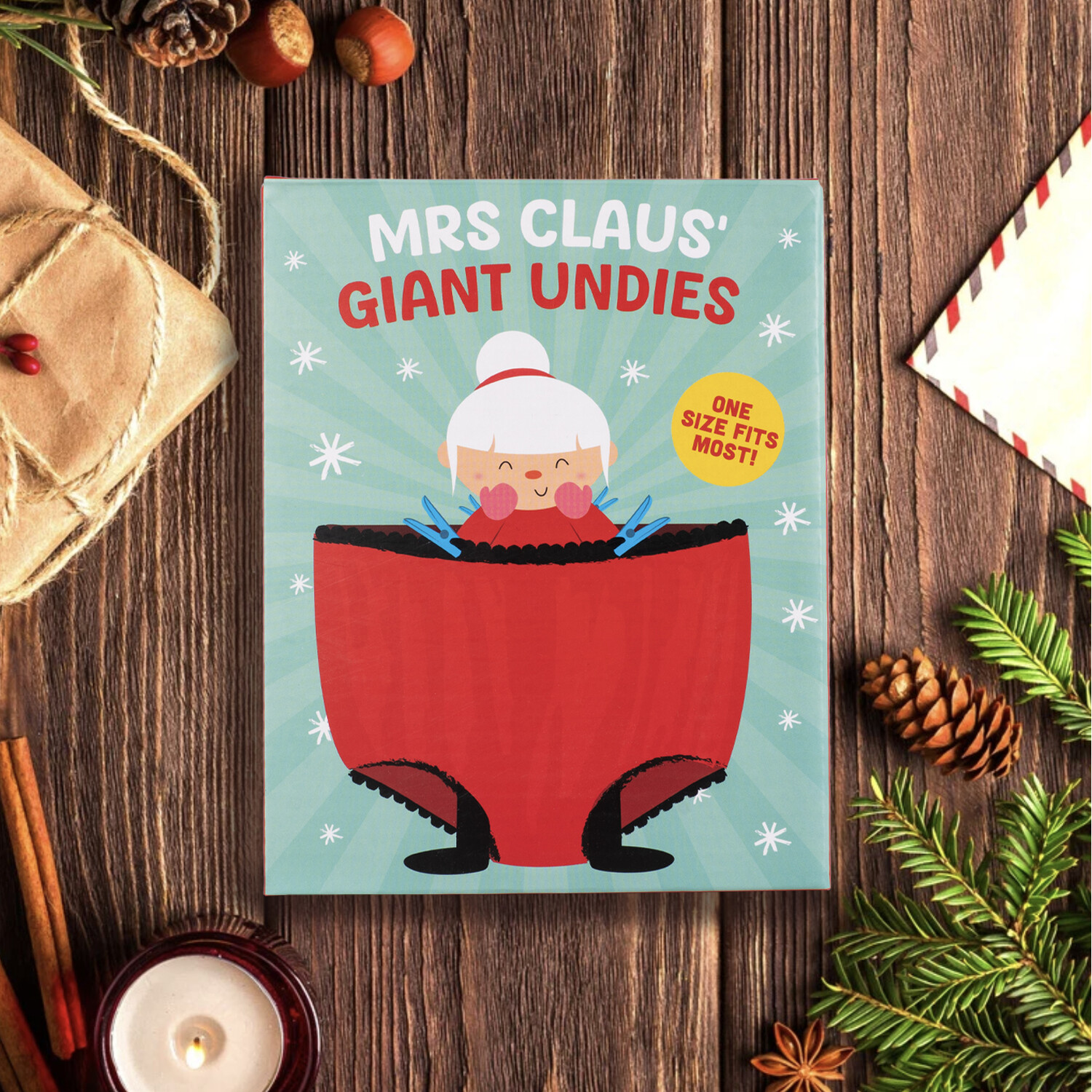 Mrs Claus Giant Undies Red Image 3
