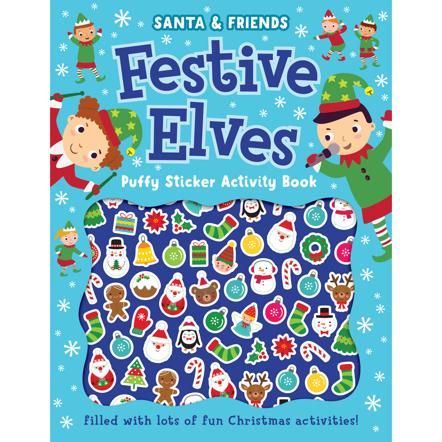 Xmas Puffy Sticker Activity Book Image 2