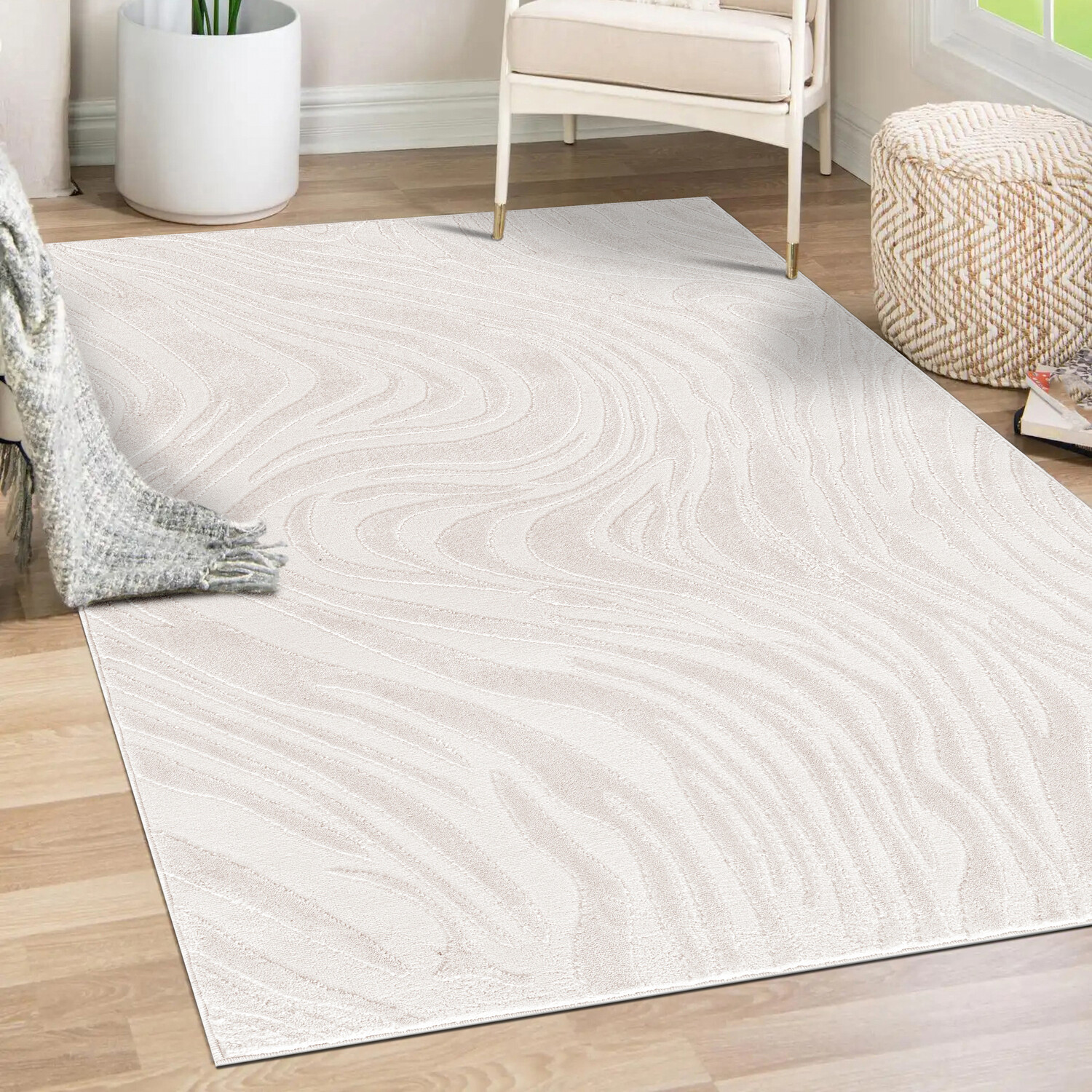 Boutique Wave Rug - Sand / 120cm Image 2