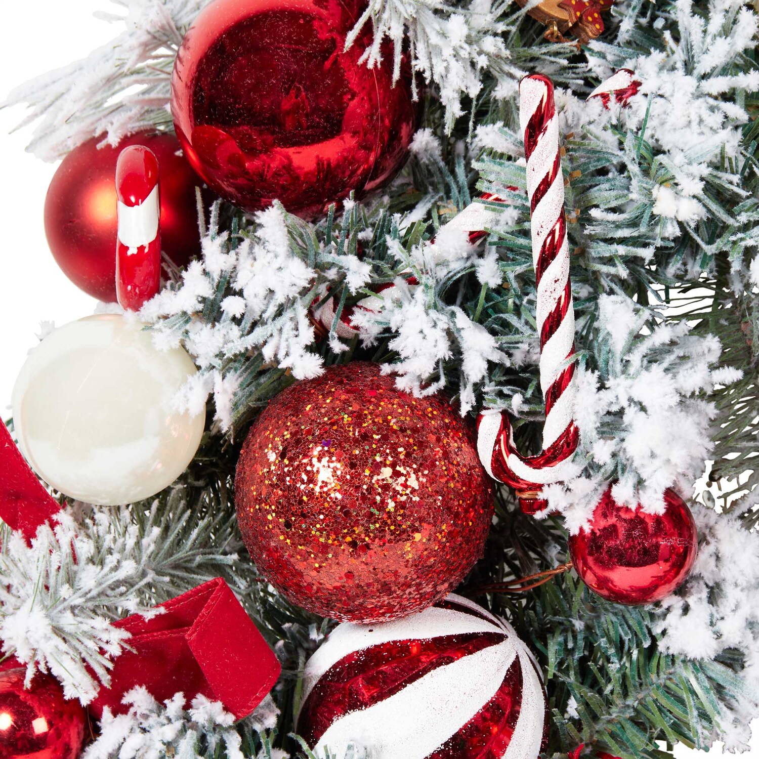 Candy Cane & Gingerbread Wreath Image 3