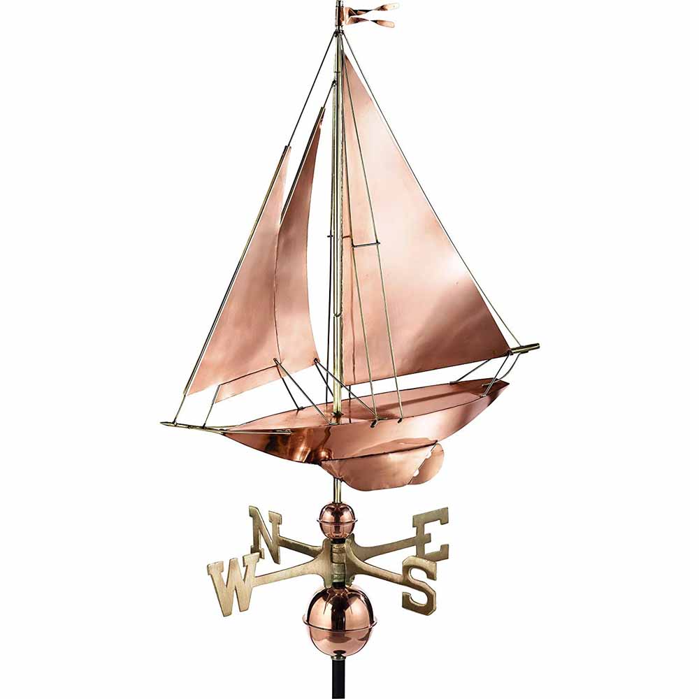 Espira Racing Sloop Farmhouse Weathervane Image 2