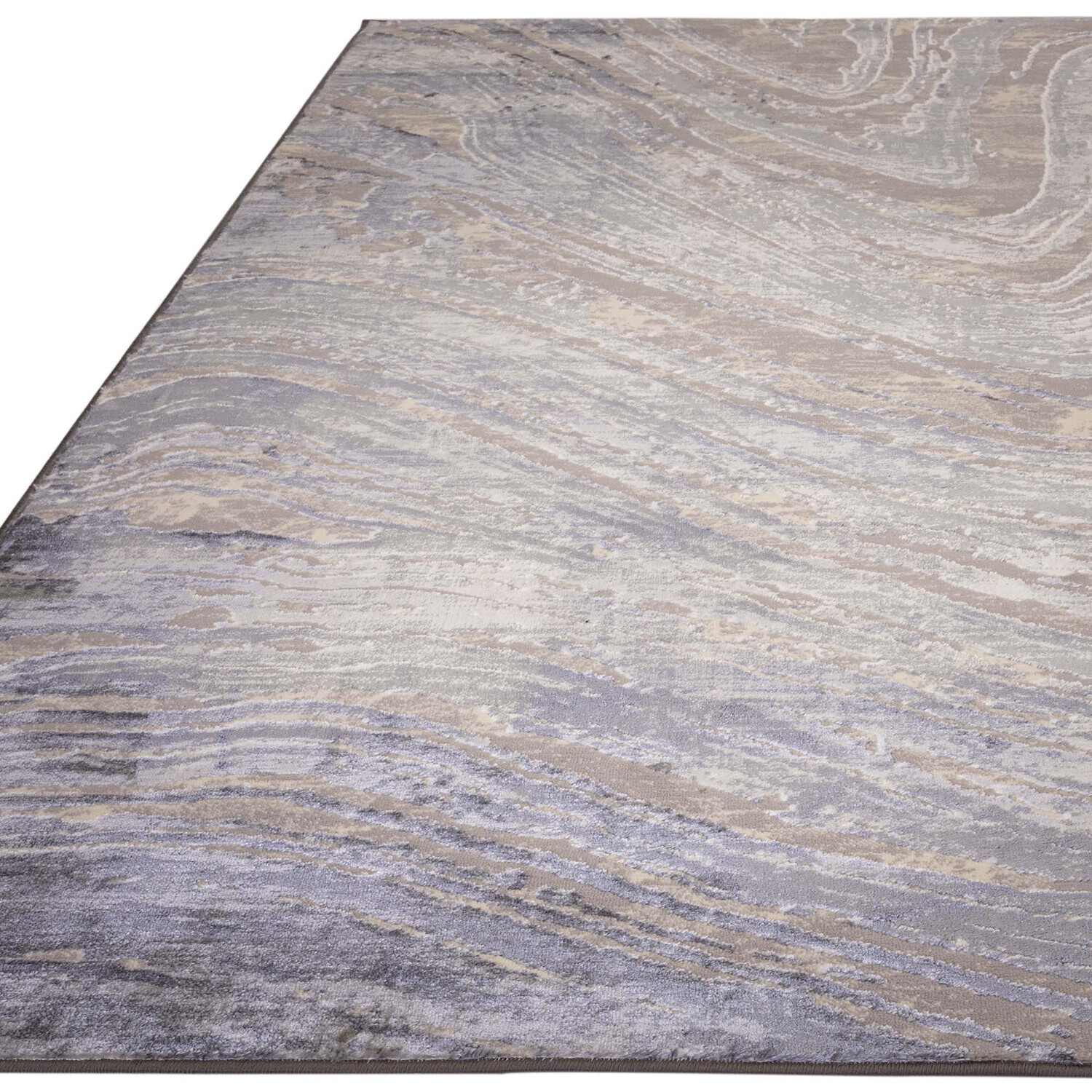 Marble Wave Rug Slate Grey 140cm Image 2