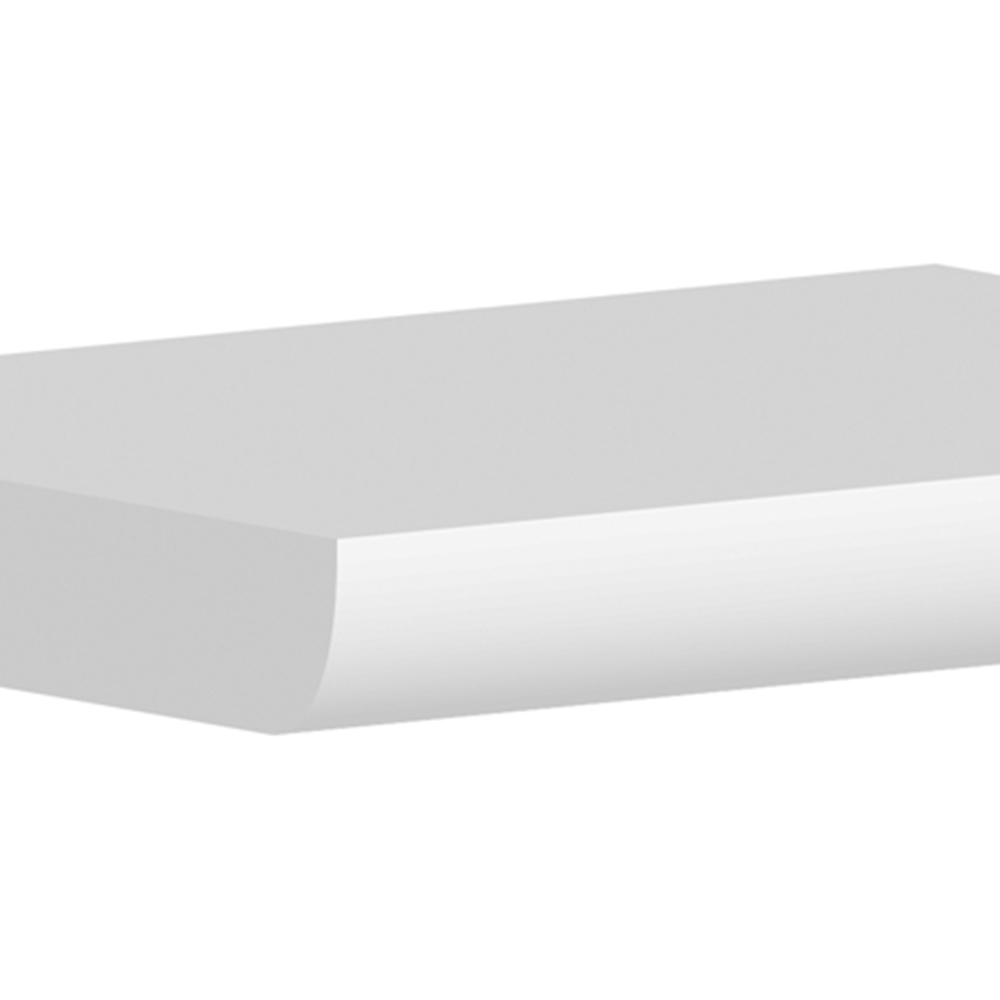National Skirting White Bullnose Primed Window Board 18mm 140 x 4200mm Image 3