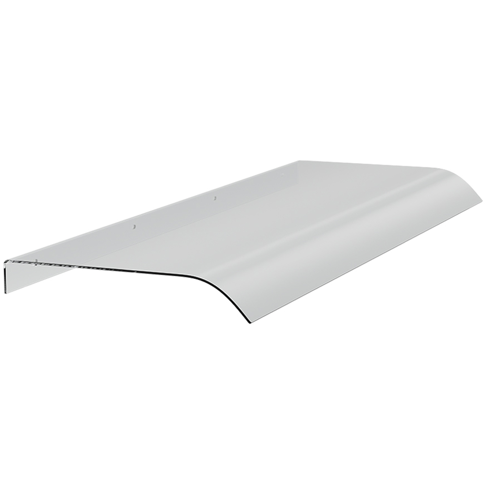 Living and Home Arched Transparent Awning Canopy 1m Image 2