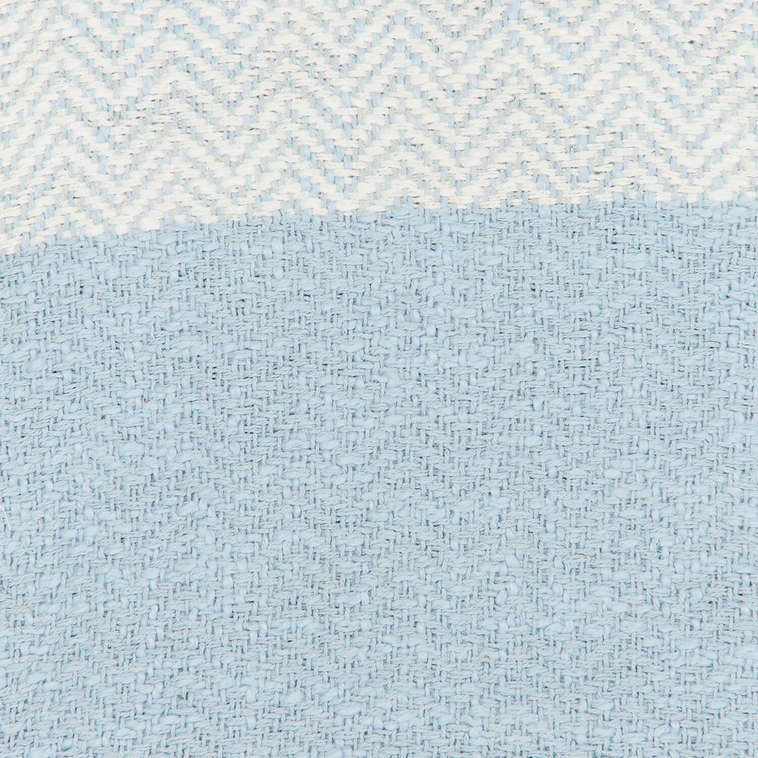 Tofino Herringbone Throw - Blue Image 3