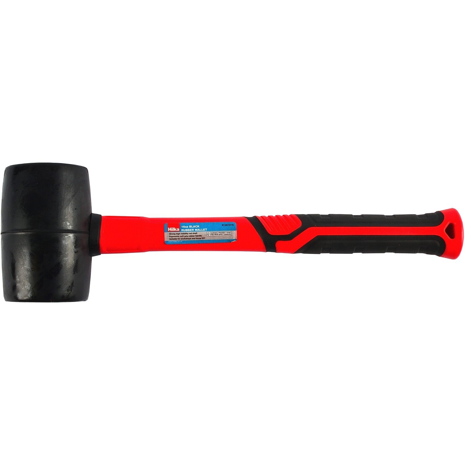 Hilka Black Rubber Mallet Black Image 2