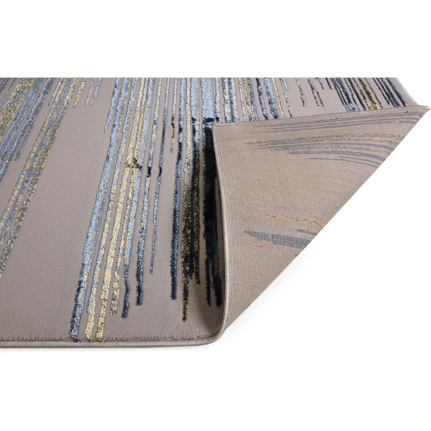 Diamond Stripe Rug - Cream / 120cm Image 3