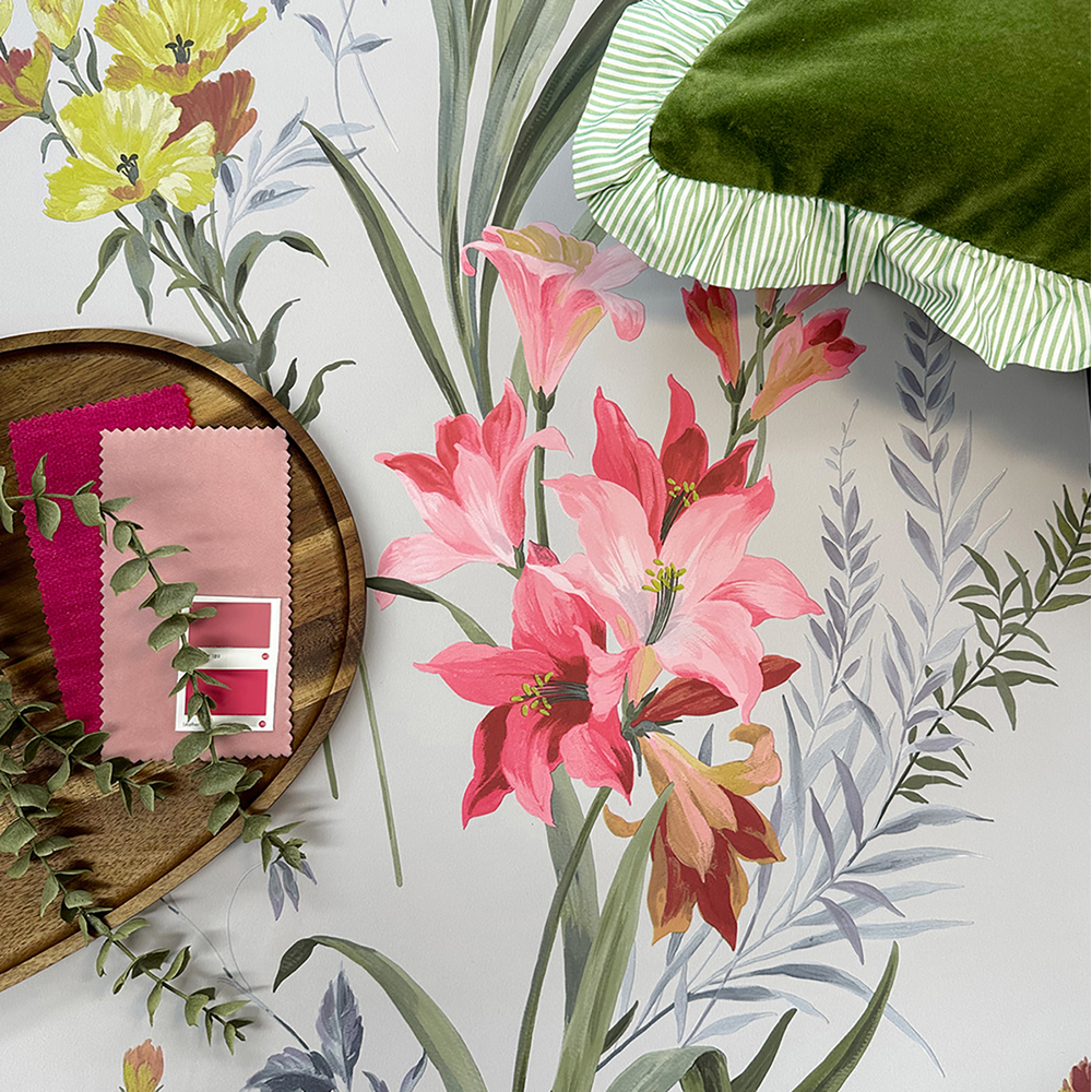 Belgravia Decor Thalia Red Wallpaper Image 3