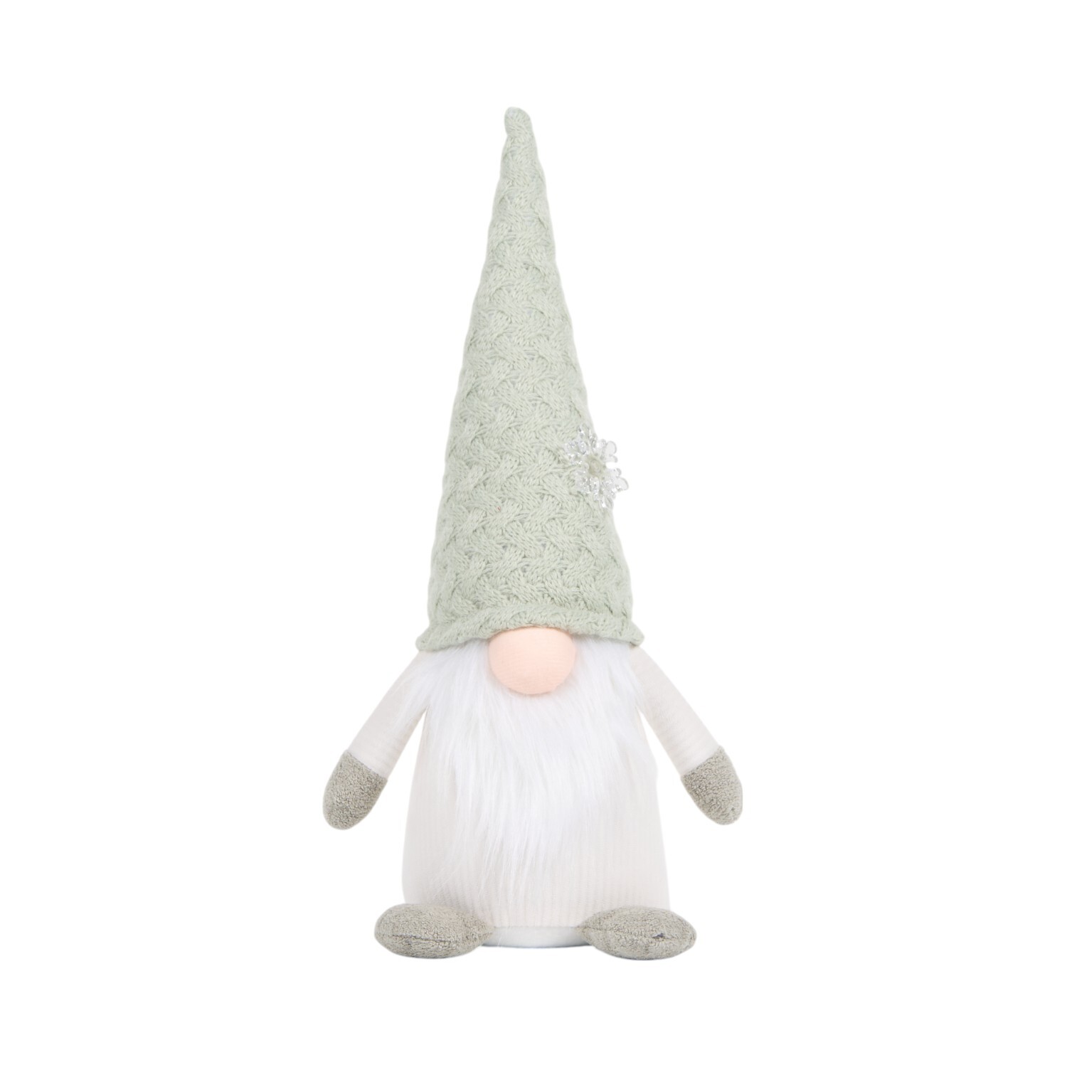 Knitted Sage Gonk with LED Snowflake Sage Image 5