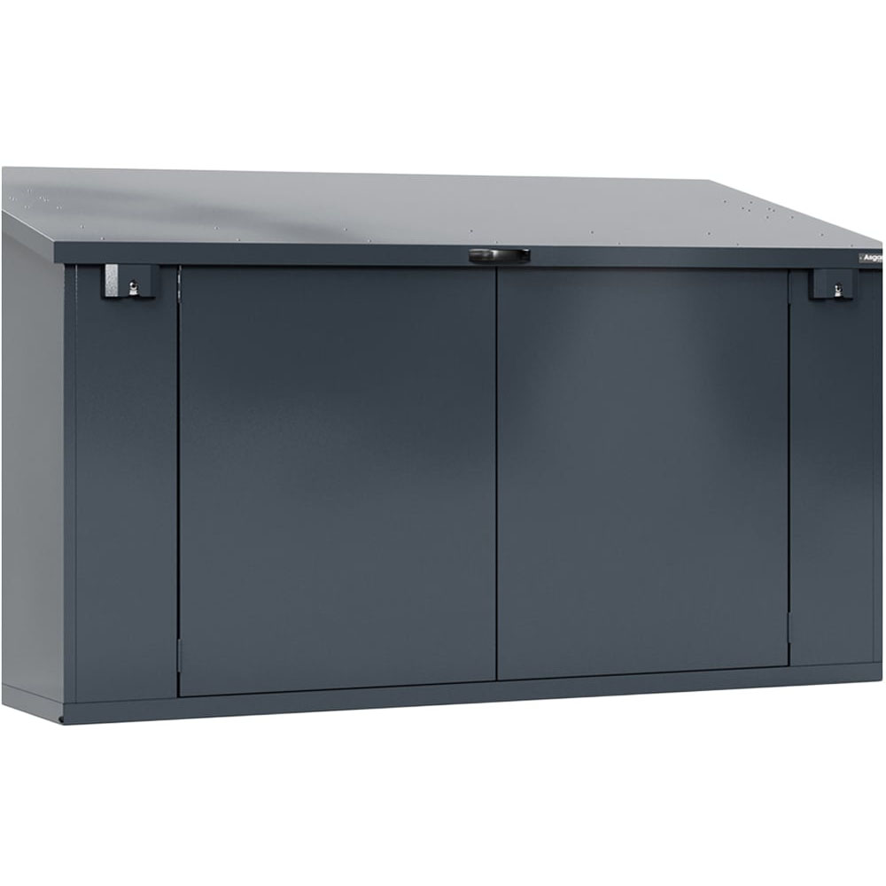 Asgard Access Plus 8 x 4ft Double Door Grey Garden Shed Image 3