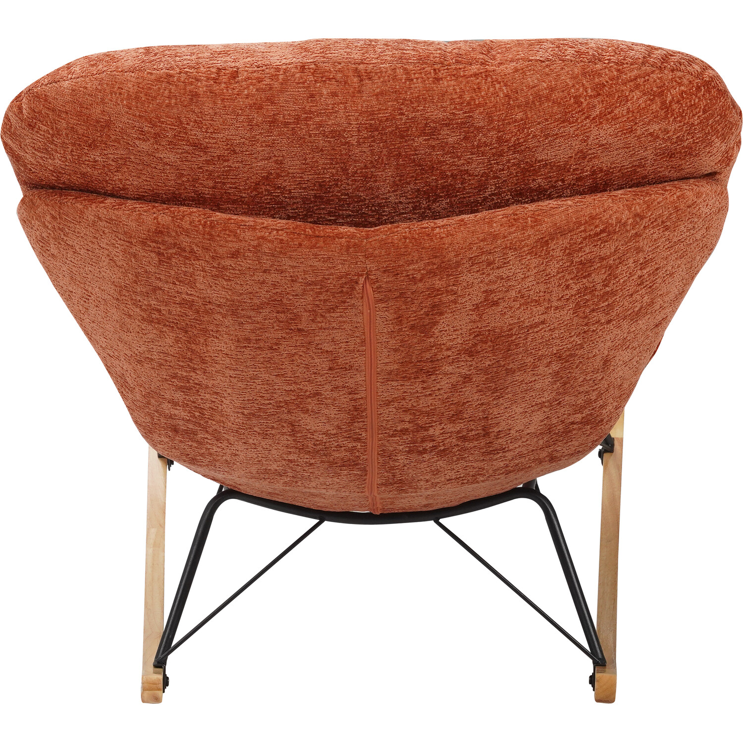 Sienna Burnt Orange Rocking Chair Image 4