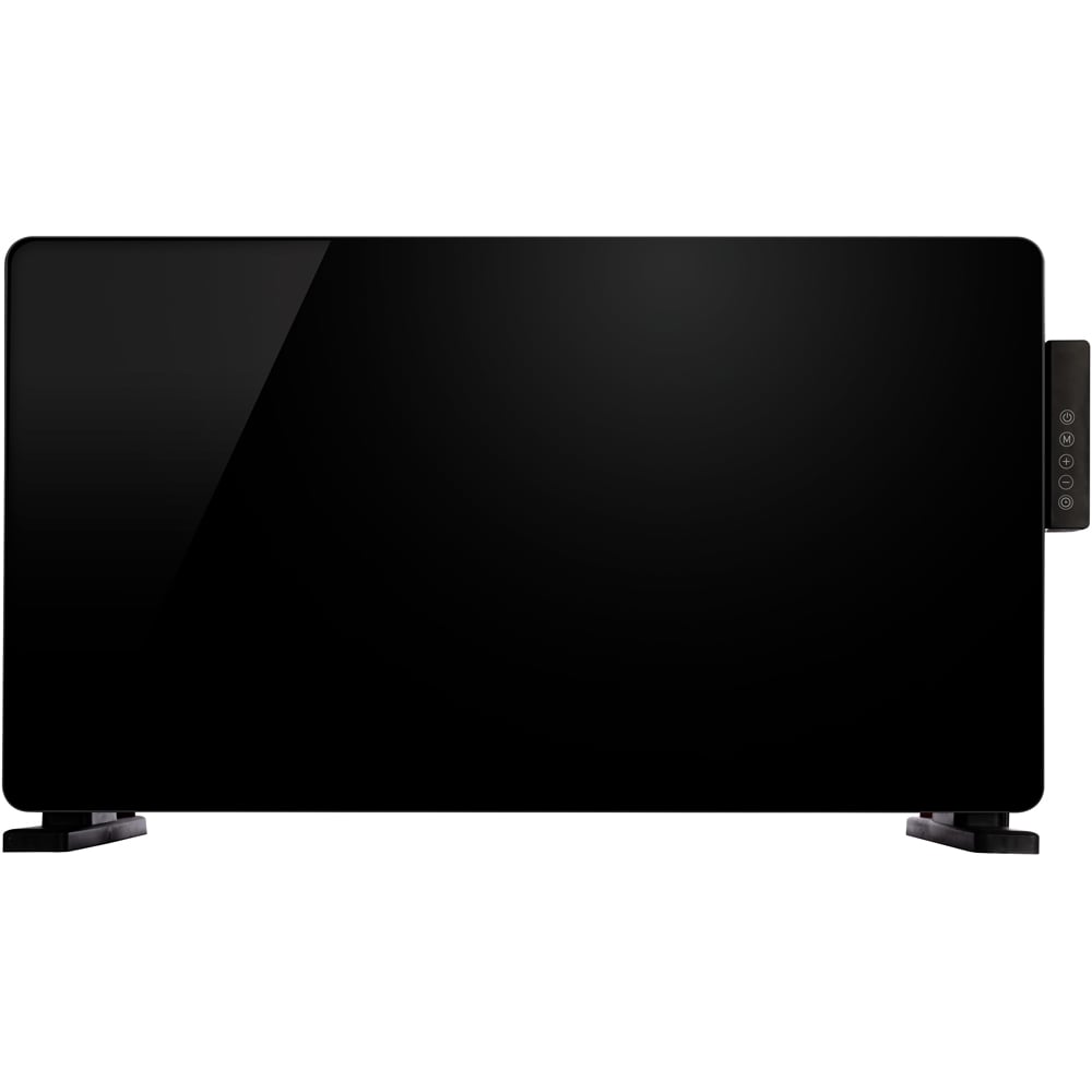 TCP Black Glass Heater with Side Control Panel 2000W Image 2