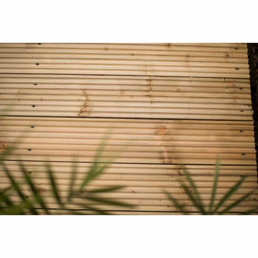 Forest Garden 2.4m 5 Pack Patio Deck Board Image 4