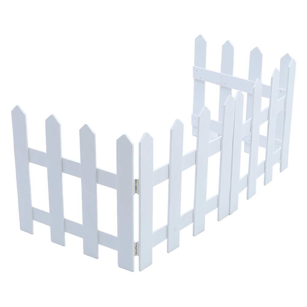 Christmas Tree Wooden Picket Fence Image 5