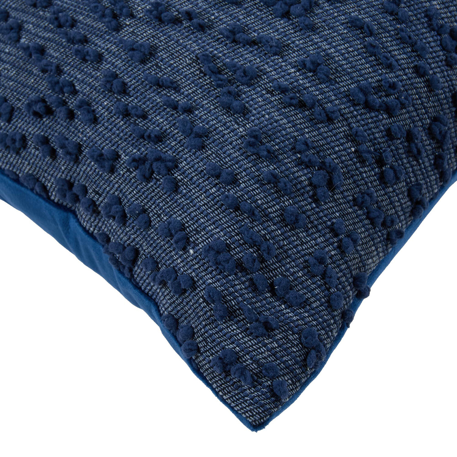 Kailani Jaquard Cushion - Blue Image 3