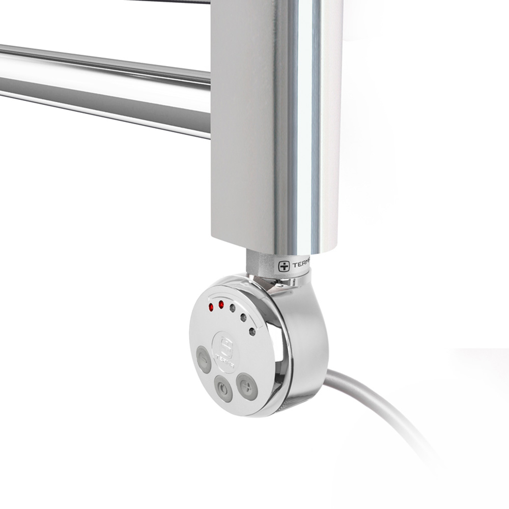 Terma Leo E 1023BTU Chrome Electric Variable Temperature Towel Rail 1200 x 500mm Image 4