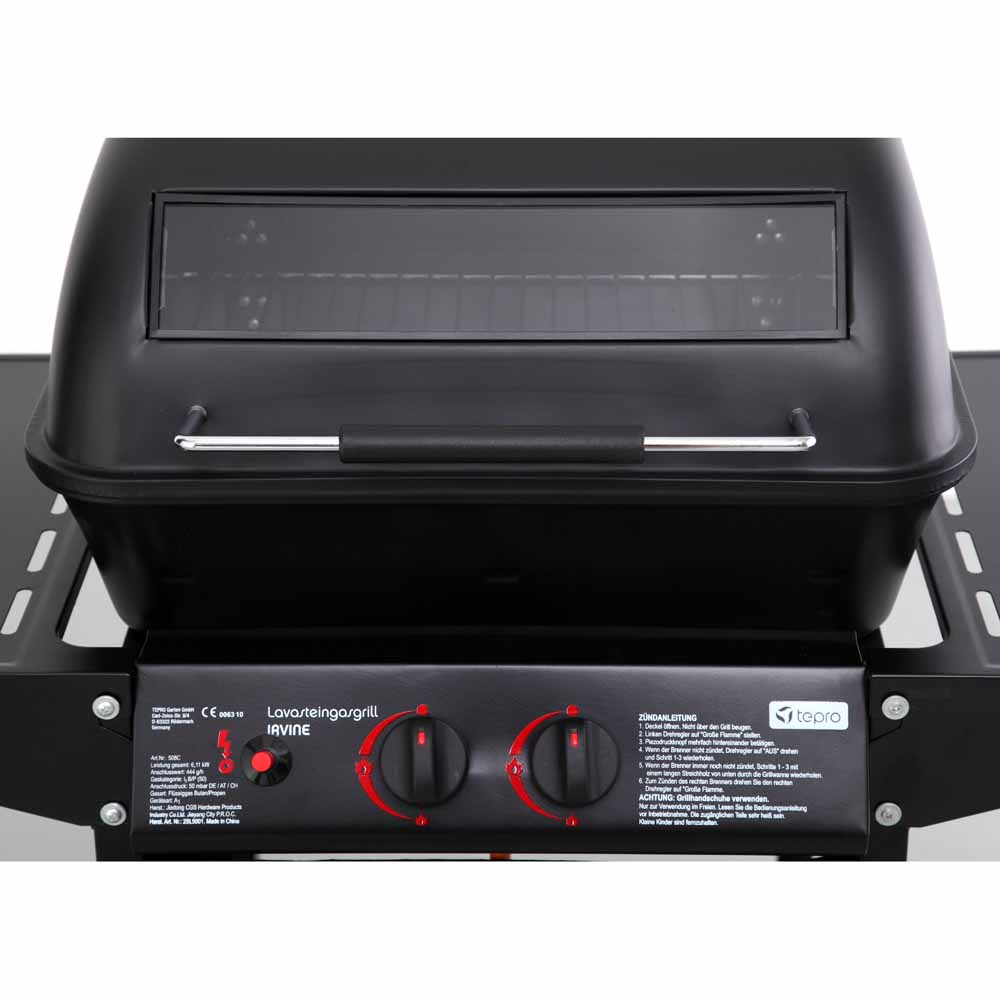 Tepro Irvine Lava Stone Gas BBQ Grill Image 5