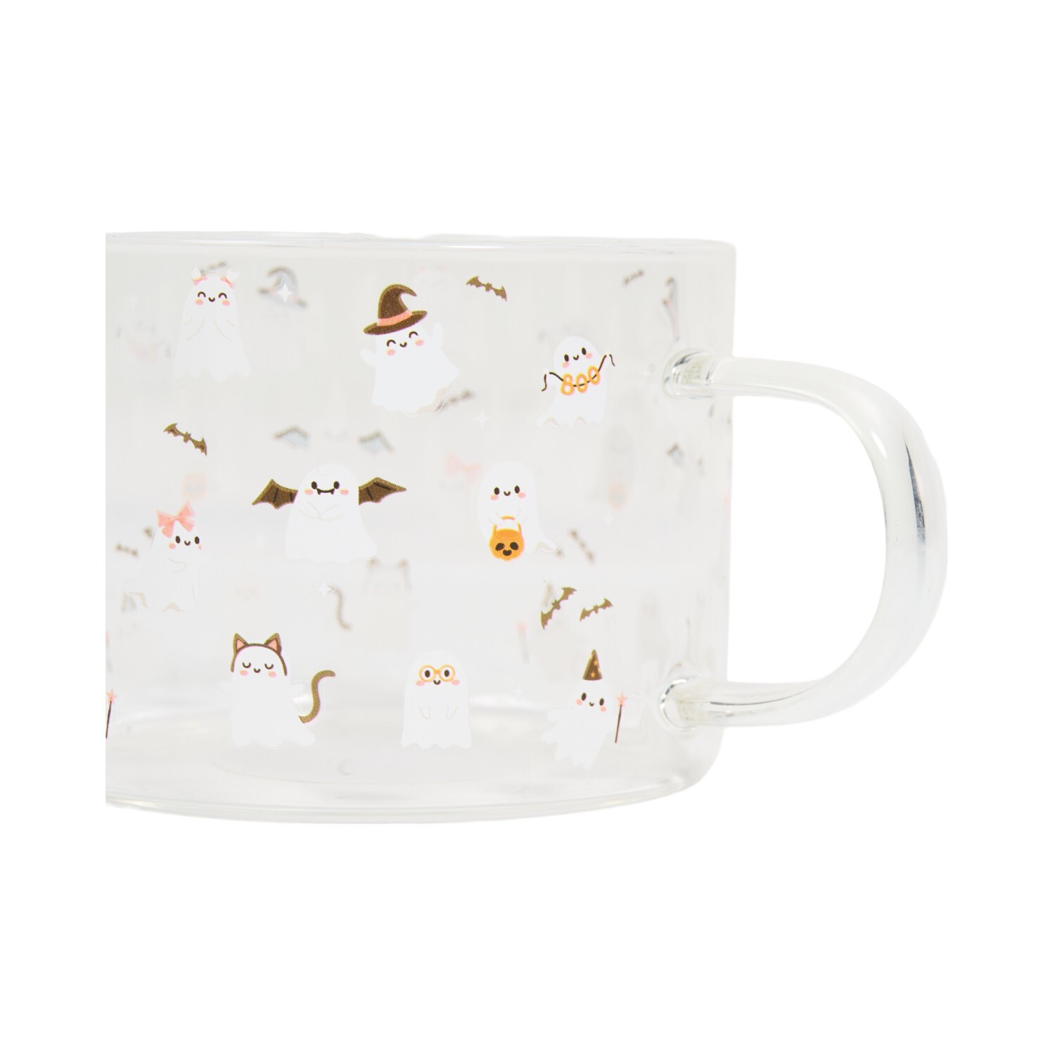 Ghost Borosilicate Glass Mug Clear Image 3