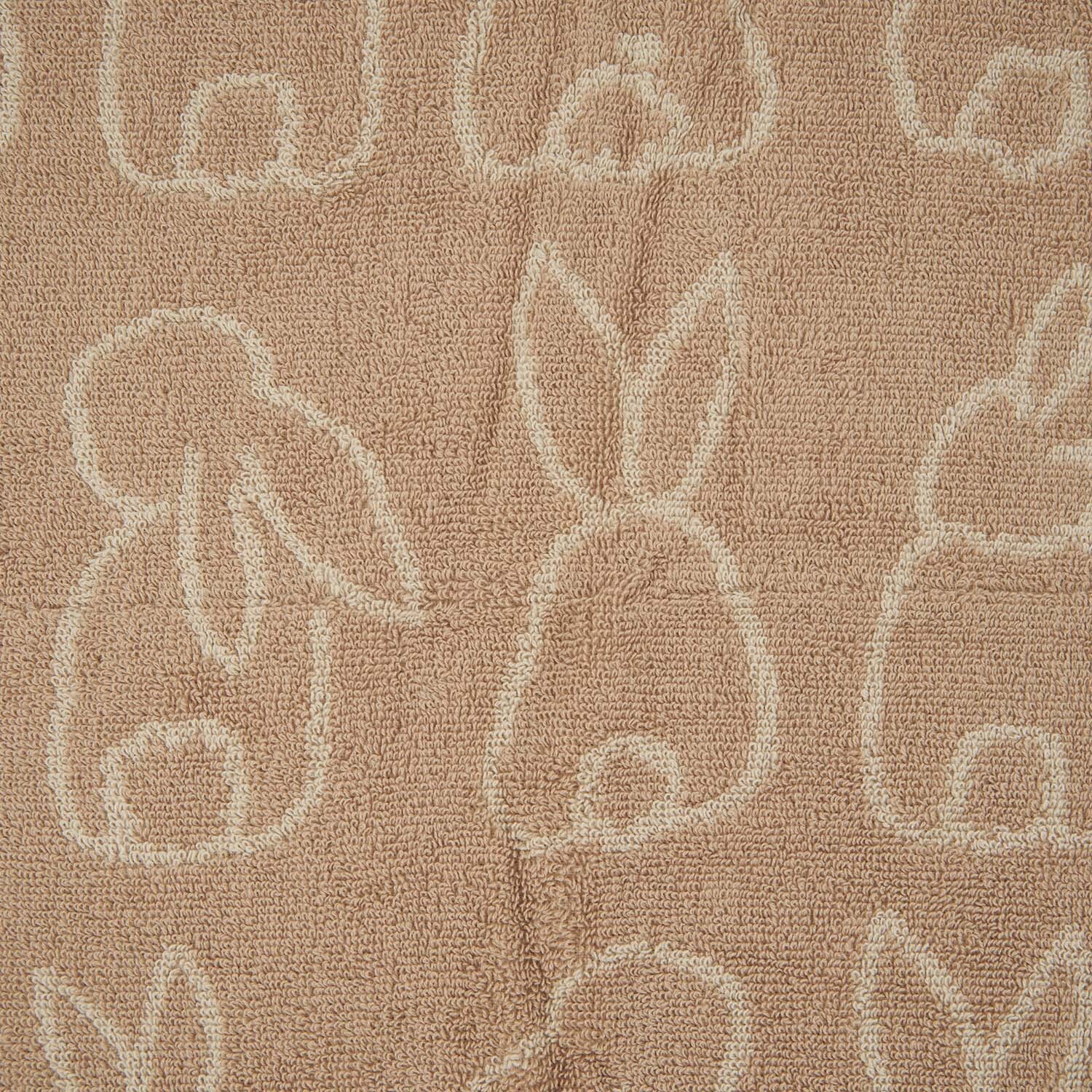 Bunnies Hand Towel - Taupe Image 4