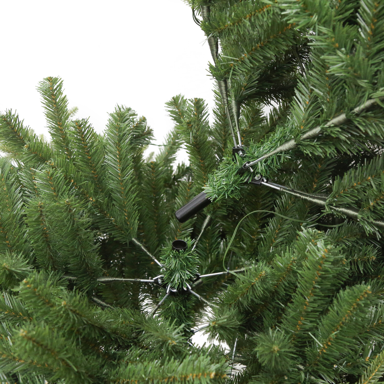 Super Pre Lit Vermont Fir Tree Green Image 8