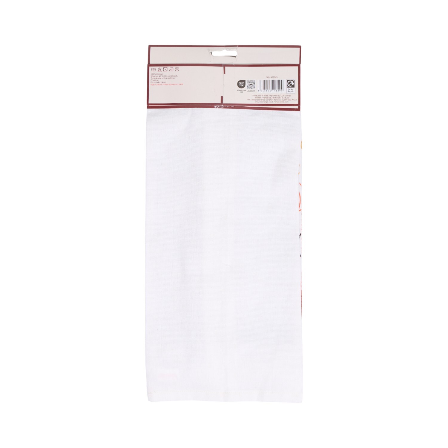 Pack of 3 Hello Pumpkin Tea Towels White Image 2