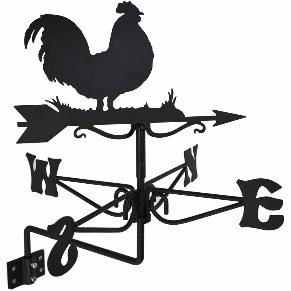Espira Cockerel Black Mini Weathervane Image 1