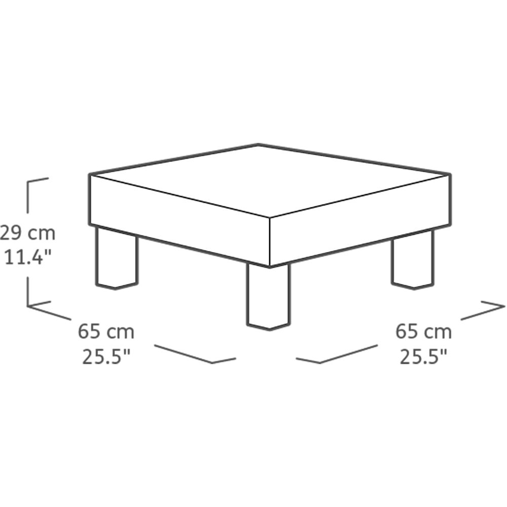 Keter Elements 7 Seater Graphite Sofa Set Image 8