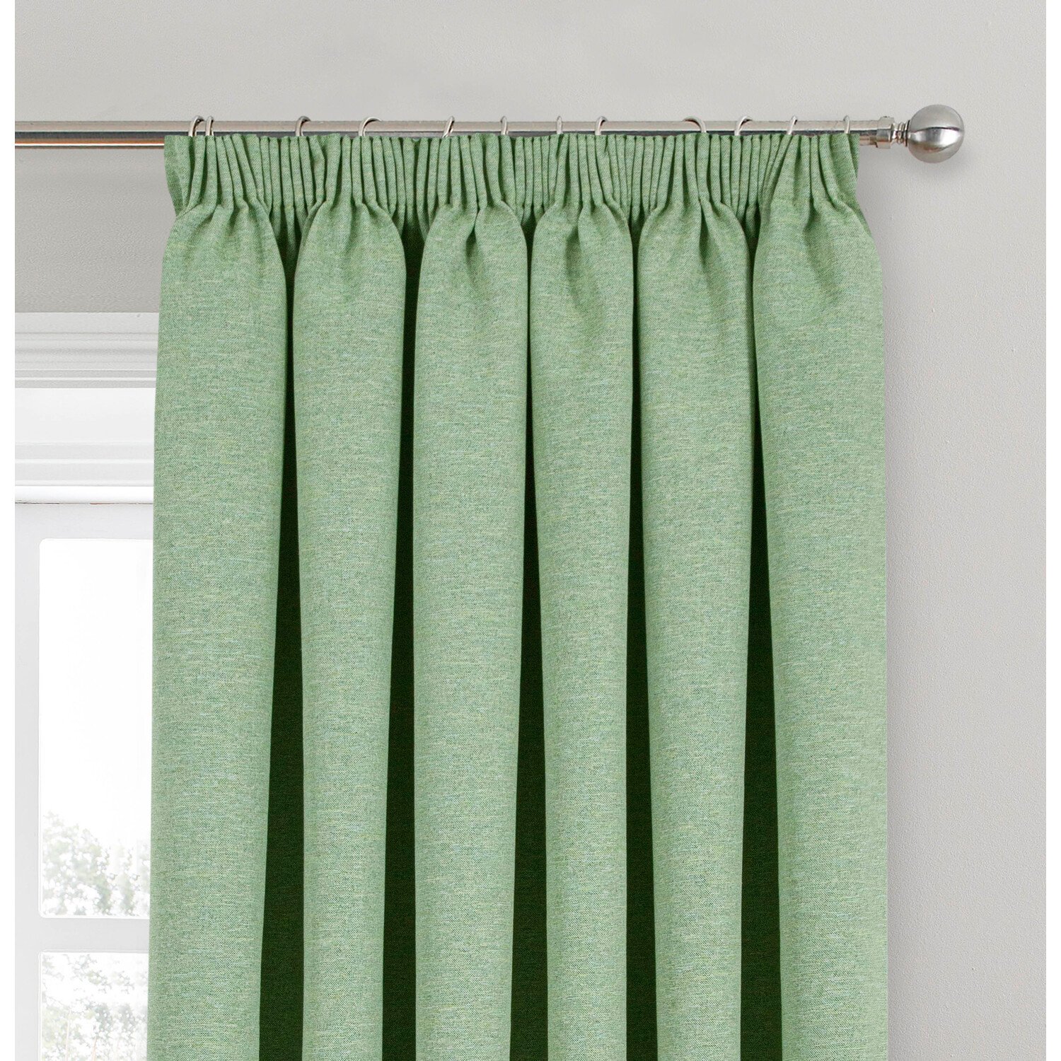 Divante Dusk Blackout Thermal Curtains - Green / 229cm Image 2