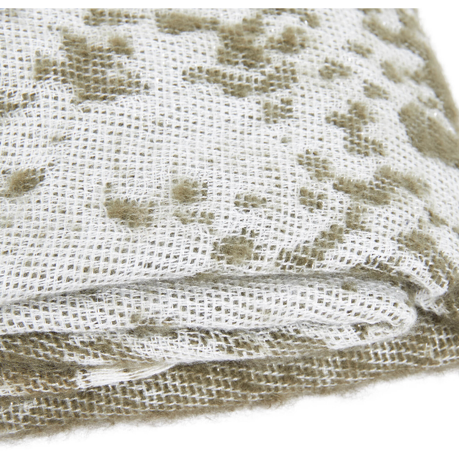 Divante Alder Metallic Throw - Green Image 4