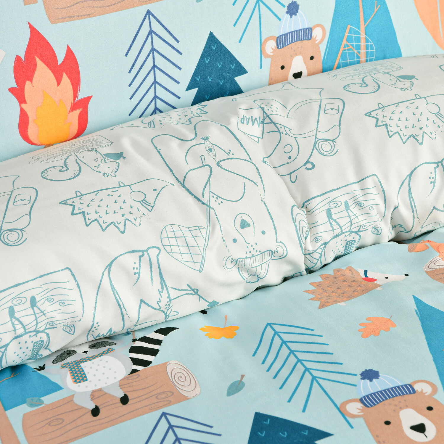 Woodland Adventure Duvet Cover and Pillowcase Set Image 9