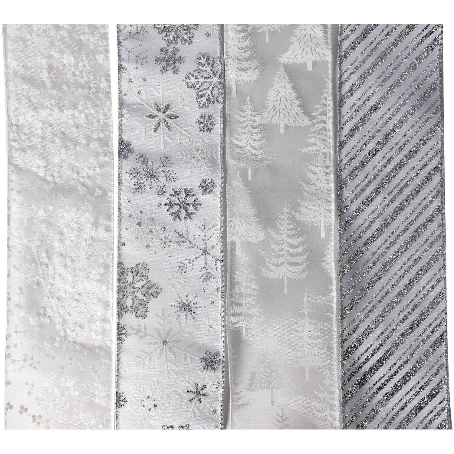 Snowy Winter Wired Ribbon Image 4