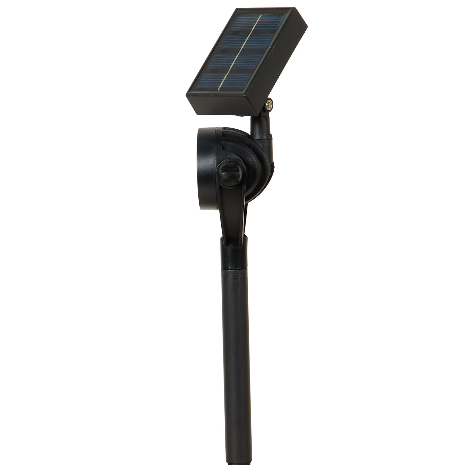 Pack of 4 Solar Spot Stake Lights - Black Image 2