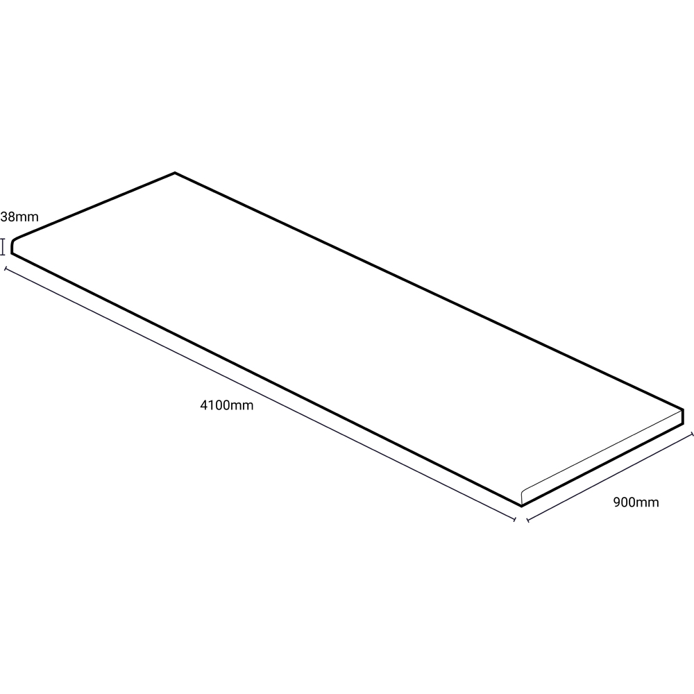 Omega Classic Caldeira Postformed Breakfast Bar 4100 x 665 x 38mm Image 7