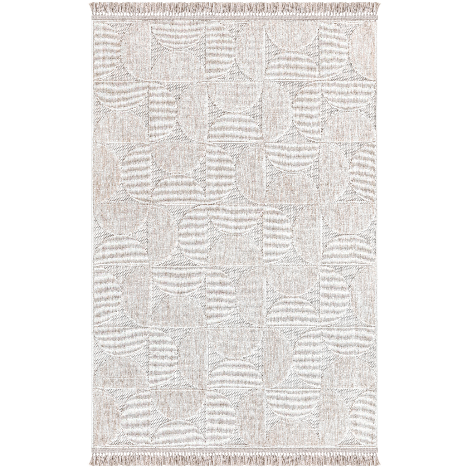 Broadway Demi Moon Rug Natural 120cm Image 1