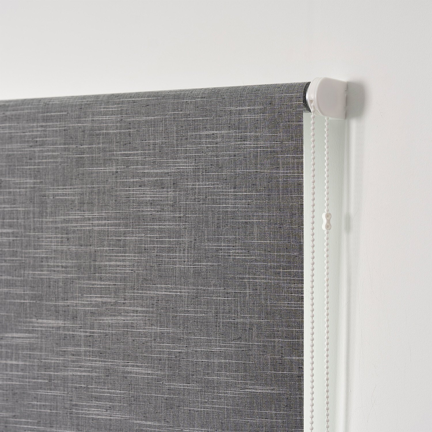 Blackout Textured Blind - Charcoal / 60cm Image 6