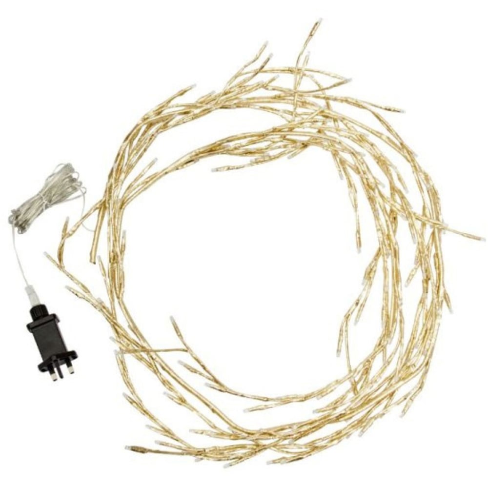 Samuel Alexander Warm White LED Light up Christmas Vine 2.3m Image 2