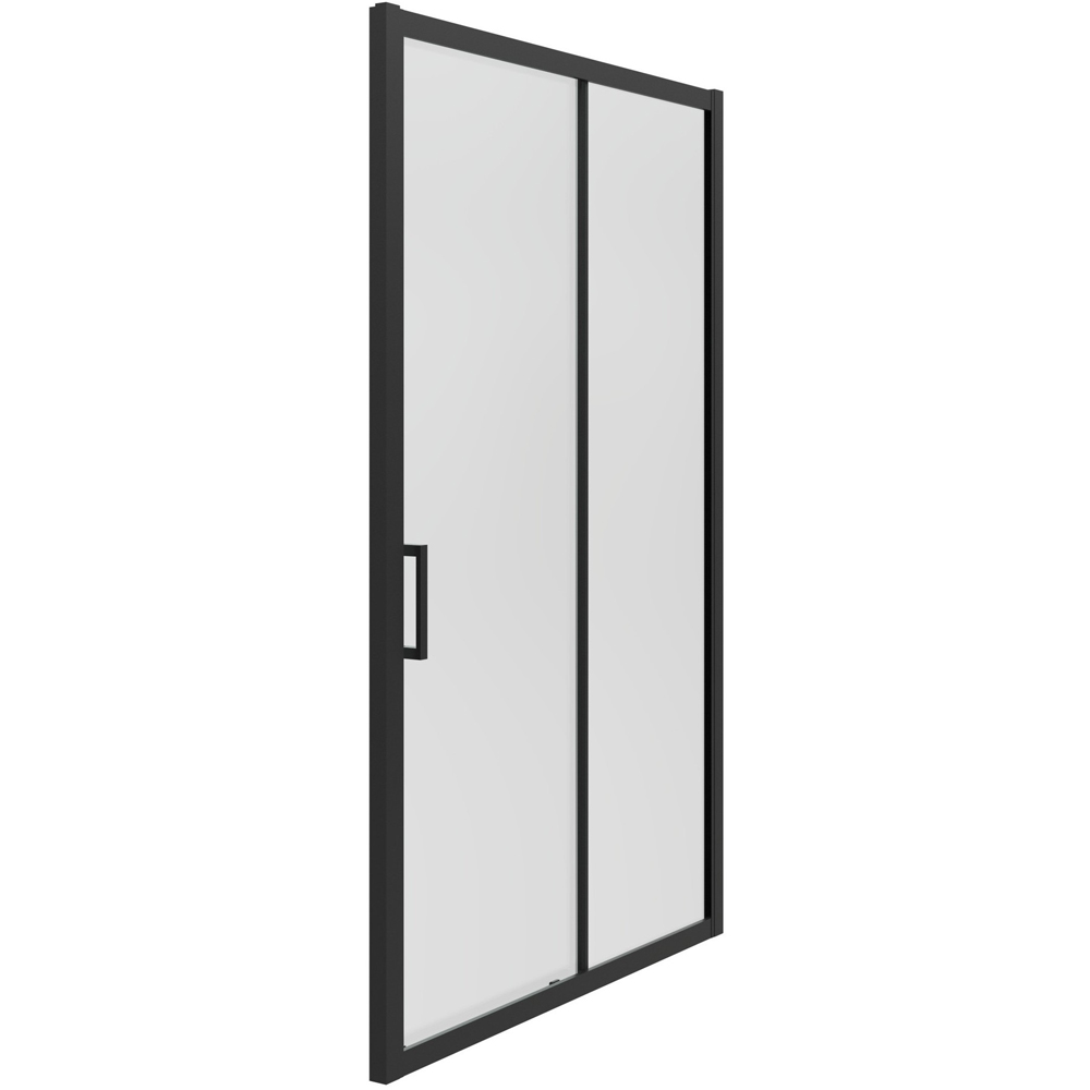 Bathstore Atlantis Black Sliding Door 1400mm Image 3