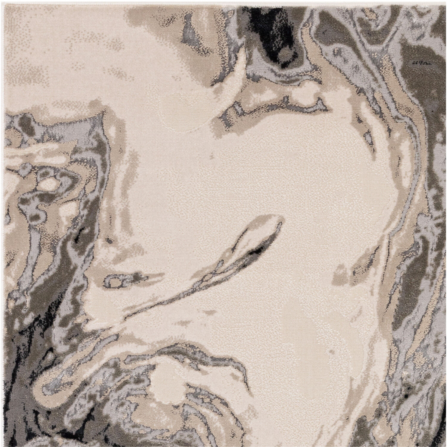 Dark Grey Ocean Mist Rug 140cm Image 3