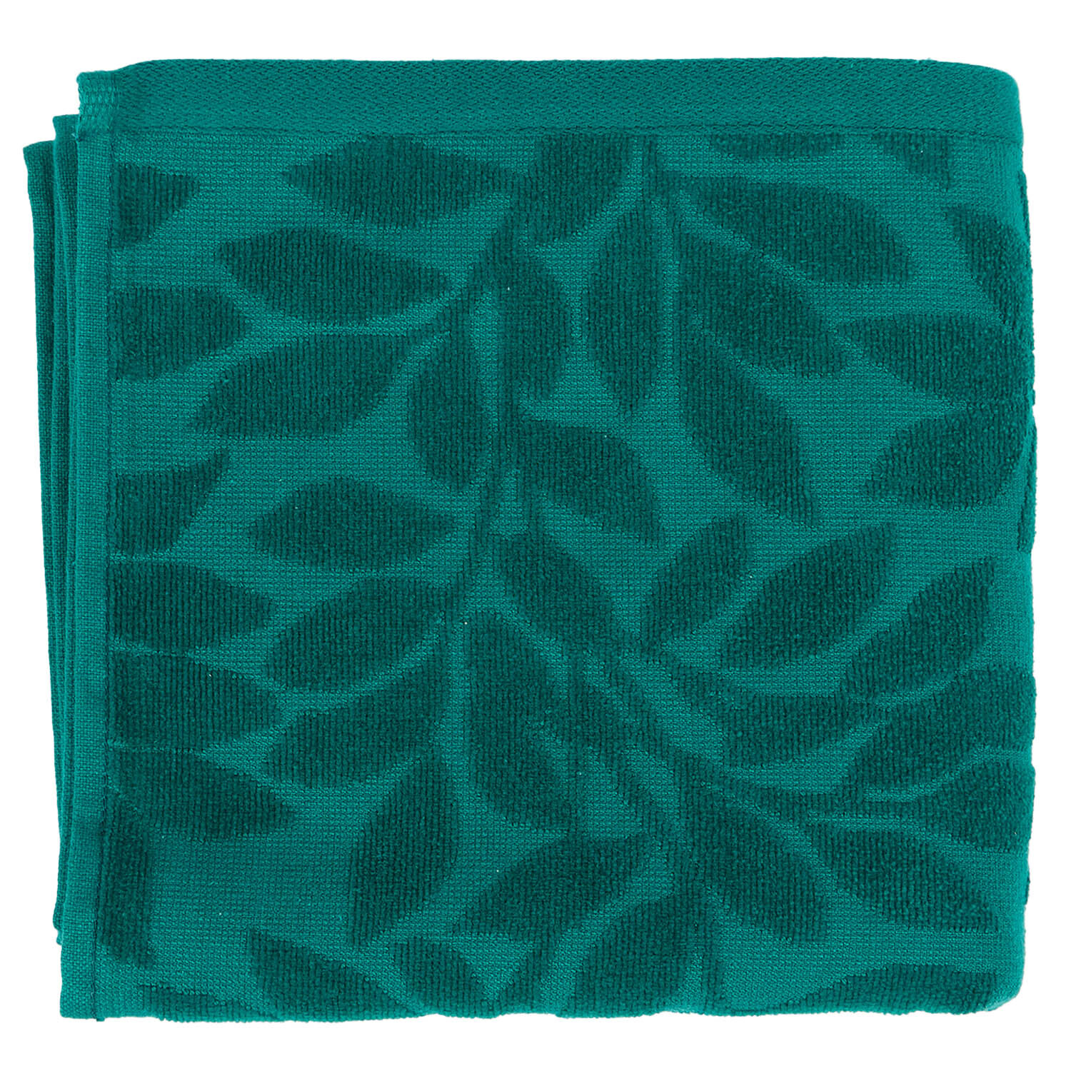 Leaf Hand Towel - Emerald Image 2