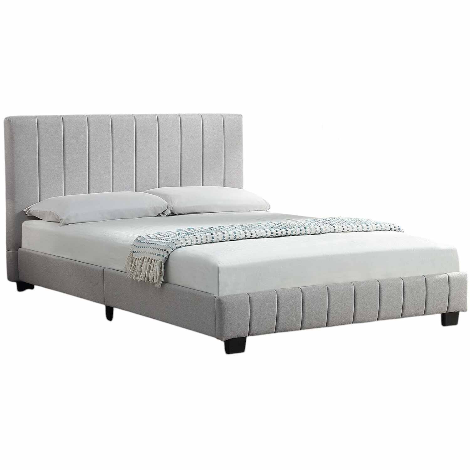 Parker Double Bed Grey Image 2