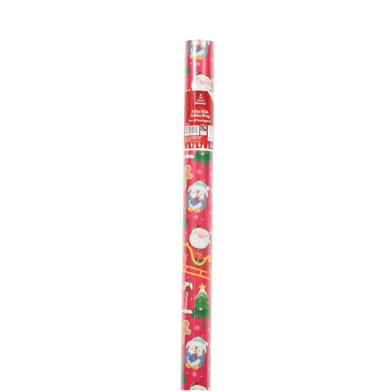 Extra Wide Festive Gift Wrap Image 10